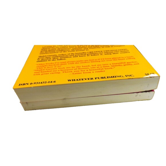 Shakti Gawain Collection Meditation 2 Book Set Living in Light & Visualization - Picture 7 of 8